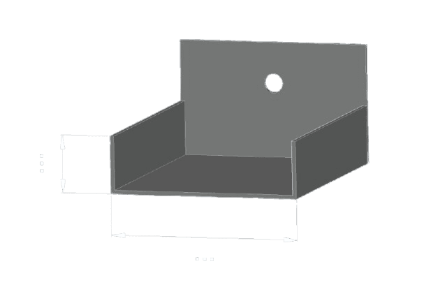 RACCORD MURAL PROFIL C